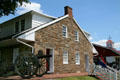 Lee's Headquarters in commandeered stone house of Mrs. Thompson. Gettysburg, PA.