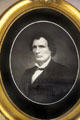 Photograph of Thaddeus Stevens member of House of Representatives & as "Architect of Reconstruction", leader of group who forced impeachment of President Andrew Johnson for being too soft on the South. Stevens was trustee in purchase of the house for Mrs. Thompson, now Lee's Gettysburg Headquarters Museum. Gettysburg, PA.