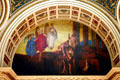 Science Revealing Treasures of the Earth mural in Rotunda in Pennsylvania Capitol. Harrisburg, PA.
