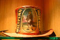 William Penn Fire Co. felt parade hat with William Penn at Harrisburg Fire Museum. Harrisburg, PA.