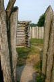 Reconstruction of stockades of Fort Necessity run by National Park Service. Uniontown, PA.