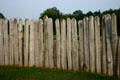 Vertical log stockade of Fort Necessity. Uniontown, PA.