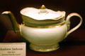 Teapot of Andrew Jackson in Liberty Museum. Philadelphia, PA.