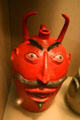 Advertising devil face jug by Davis Brown of Brown Pottery Arden, NC, at Philadelphia Museum of Art. Philadelphia, PA.