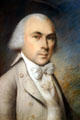 Portrait of James Madison by James Sharples Senior in National Portrait Gallery. Philadelphia, PA.