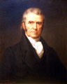 Portrait of John Marshall by George Kasson Knapp after Henri Inman in National Portrait Gallery. Philadelphia, PA.