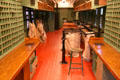 Interior of railway mail car at Steamtown. Scranton, PA.