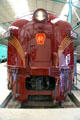 Nose of Diesel-electric locomotive PRR #5901 at Railroad Museum of Pennsylvania. Strasburg, PA.