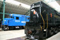Conrail #2233 Diesel & PRR #4465 electric locomotives at Railroad Museum of Pennsylvania. Strasburg, PA.