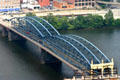 Smithfield Street Bridge by Gustav Lindenthal over Monongahela River. Pittsburgh, PA.