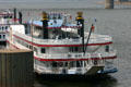 Majestic riverboat on Monongahela River. Pittsburgh, PA.