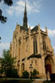 Gothic skyward thrust of Heinz Chapel church. Pittsburgh, PA.