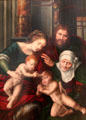 Holy Family with St. Elizabeth & St. John the Baptist painting by Jan Massys at Carnegie Museum of Art. Pittsburgh, PA.