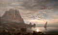 Coast of Capri painting by Johan Christian Dahl at Carnegie Museum of Art. Pittsburgh, PA.