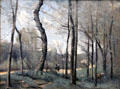 Early Spring near Mantes painting by Jean-Baptiste-Camille Corot at Carnegie Museum of Art. Pittsburgh, PA.