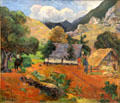 Landscape with Three Figures painting by Paul Gauguin at Carnegie Museum of Art. Pittsburgh, PA.