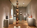 Gallery of African art at Carnegie Museum of Art. Pittsburgh, PA.