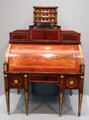 Cylinder-top desk by David Roentgen of Germany & miniature chest of drawers by Jean-Antoine Bruns of France at Carnegie Museum of Art. Pittsburgh, PA.