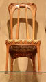 Side chair by Hector Guimard of Paris at Carnegie Museum of Art. Pittsburgh, PA