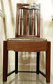 Side chair by Greene & Greene of Pasadena, CA at Carnegie Museum of Art. Pittsburgh, PA