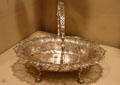 Silver cake basket by Aldridge & Stamper of London at Carnegie Museum of Art. Pittsburgh, PA