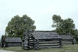 Replicas of American Revolutionary soldier's huts at Valley Forge National Park. PA.