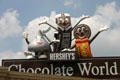 Hershey's Chocolate World sign. Pittsburgh, PA.
