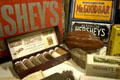 Antique Hershey's chocolate products at Derry Township Historical Society Museum. Hershey, PA.