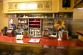 Counter of 1940s Valentine diner at AACA Museum. Hershey, PA.