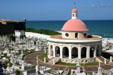 Rotunda centerpiece of San Juan cemetery. San Juan, PR.