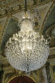 Dining Room crystal chandelier by Cristalleries Baccarat of Paris at The Breakers. Newport, RI.