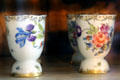 Porcelain egg cups at The Breakers. Newport, RI.