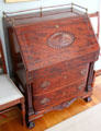 Victorian mahogany Colonial Revival desk by Paine Furniture Co. at Kingscote. Newport, RI