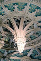 Ceiling details in Gothic Room at Marble House. Newport, RI.