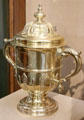 Silver trophy cup at Marble House. Newport, RI.