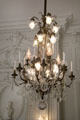 Dining room chandelier at Rosecliff. Newport, RI.