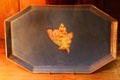Tray with butterfly design at Chateau-sur-Mer. Newport, RI.