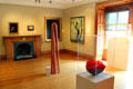 Gallery of modern art at Newport Art Museum. Newport, RI.