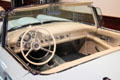Steering wheel of Ford Thunderbird E-Code convertible at Audrain Automobile Museum. Newport, RI.