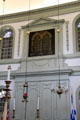 Ten Commandments, doors of Holy Ark & Eternal Light in Touro Synagogue. Newport, RI.