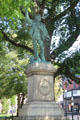 Commodore Oliver Hazard Perry statue by William Greene Turner in Washington Square. Newport, RI.