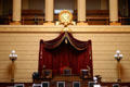 Speakers chair in Senate chamber of Rhode Island State House. Providence, RI.