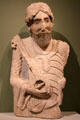 St. Peter stone carving from Cluny, France at RISD Museum. Providence, RI.