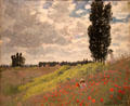 La Promenade dans les prairies à Argenteuil painting by Claude Monet at RISD Museum. Providence, RI.
