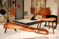 Chairs & leg splint by Charles & Ray Eames at RISD Museum. Providence, RI.