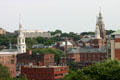 College Hill with an array of steeples. Providence, RI.