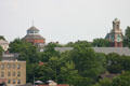 College hill with Robinson Hall & Carrie Tower of Brown University. Providence, RI.