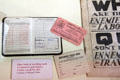 Union documents at Museum of Work & Culture. Woonsocket, RI.