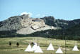 Crazy Horse Monument being carved into Black Hills of South Dakota, a project started in 1939 by Korczak Ziolkowski. SD.