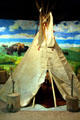 Sioux Tipi at Dakota Discovery Museum. Mitchell, SD.
